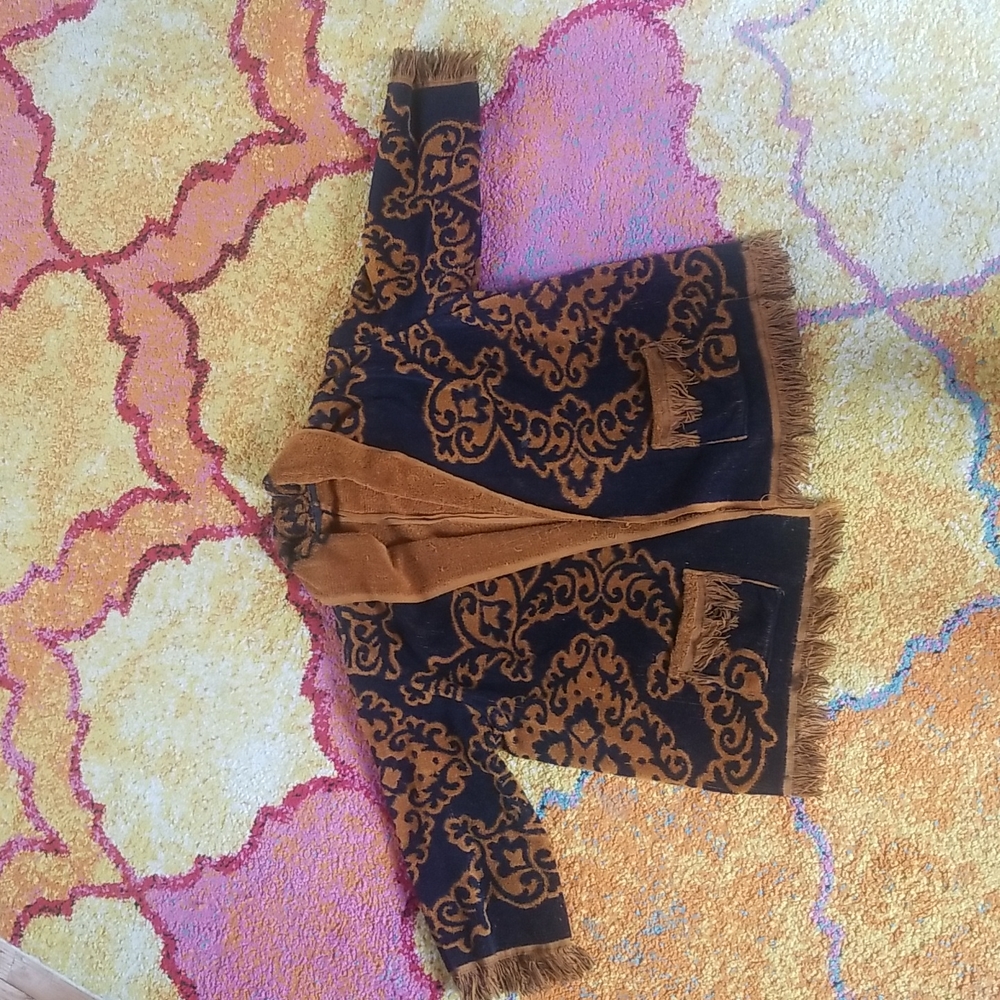 Vintage Towel Cardigan Kimono